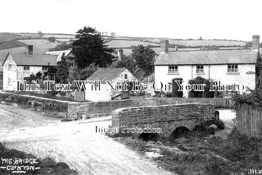 SH 468 - The Bridge At Clunton, Shropshire c1906