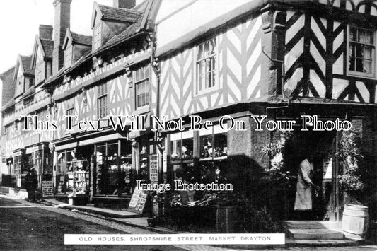 SH 479 - Old Houses, Shropshire Street, Market Drayton, Shropshire