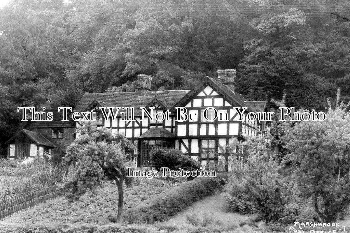 SH 492 - Marshbrook Post Office, Shropshire c1923