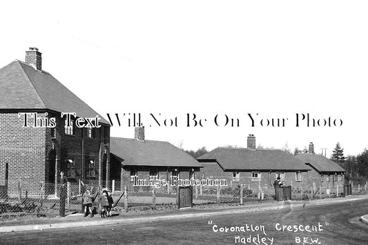 SH 493 - Coronation Crescent, Madeley, Shropshire c1939