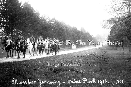 SH 495 - Walcot Park, Shropshire Yeomanry 1912