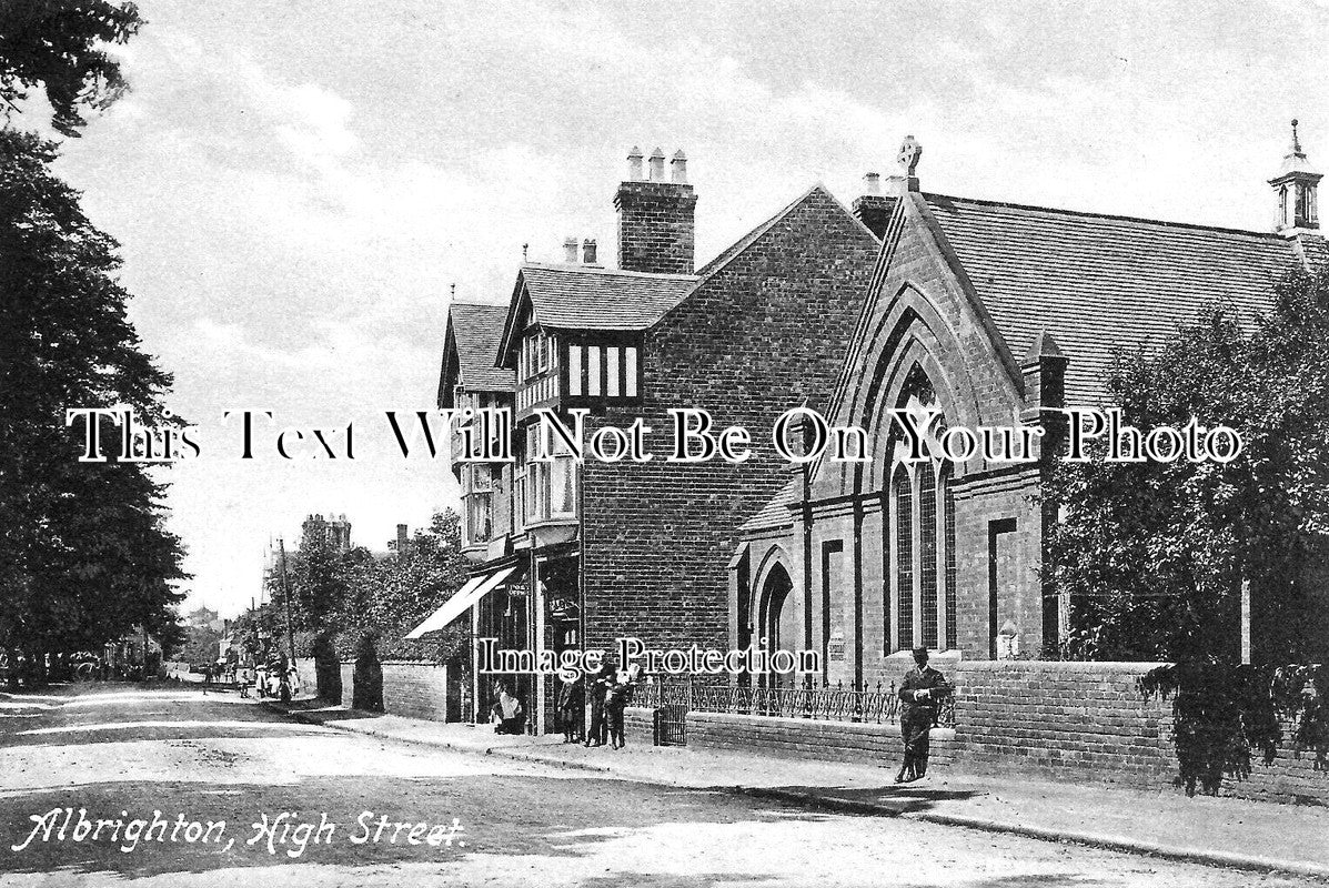 SH 560 - High Street, Albrighton, Shropshire c1910