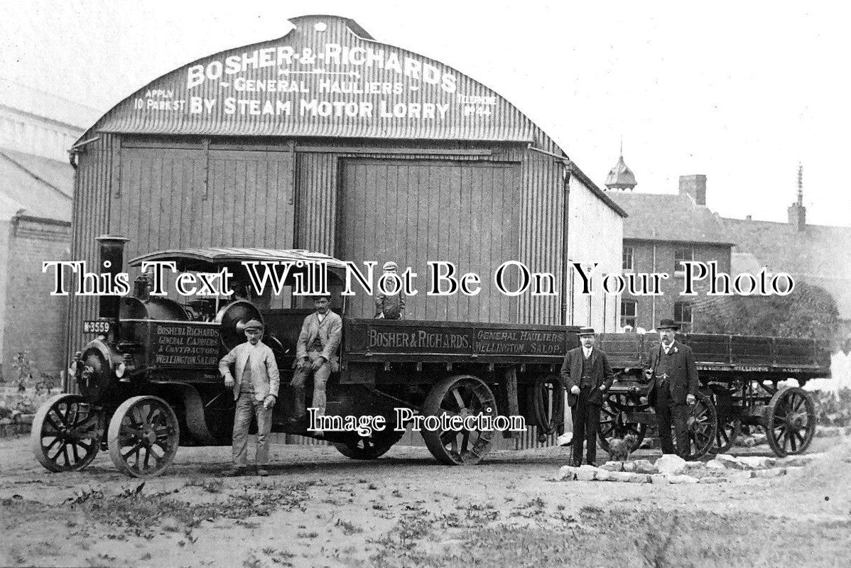 SH 570 - Bosher & Richards Hauliers, Wellington, Shropshire – JB Archive