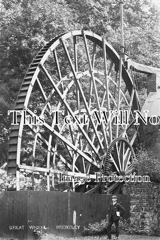 SH 581 - Great Wheel, Broseley, Shropshire c1906