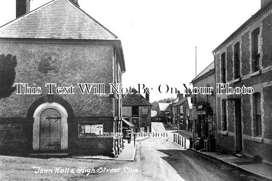 SH 621 - Town Hall & High Street, Clun, Shropshire