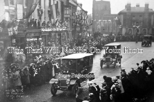 SH 647 - HM King Edward VII Passing Through Newport Salop, Shropshire 1907