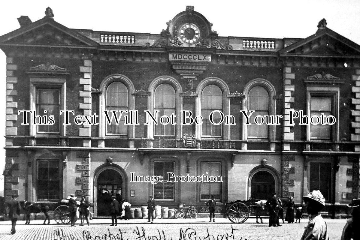SH 655 - The Market Hall, Newport Salop, Shropshire c1911