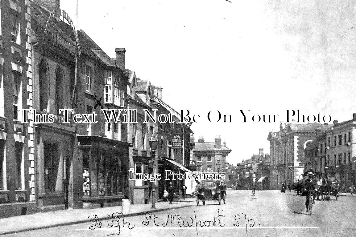 SH 656 - High Street, Newport Salop, Shropshire c1923