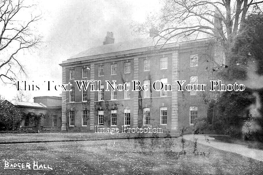 SH 667 - Badger Hall, Shropshire c1904