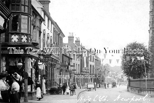 SH 676 - High Street, Newport, Shropshire c1910