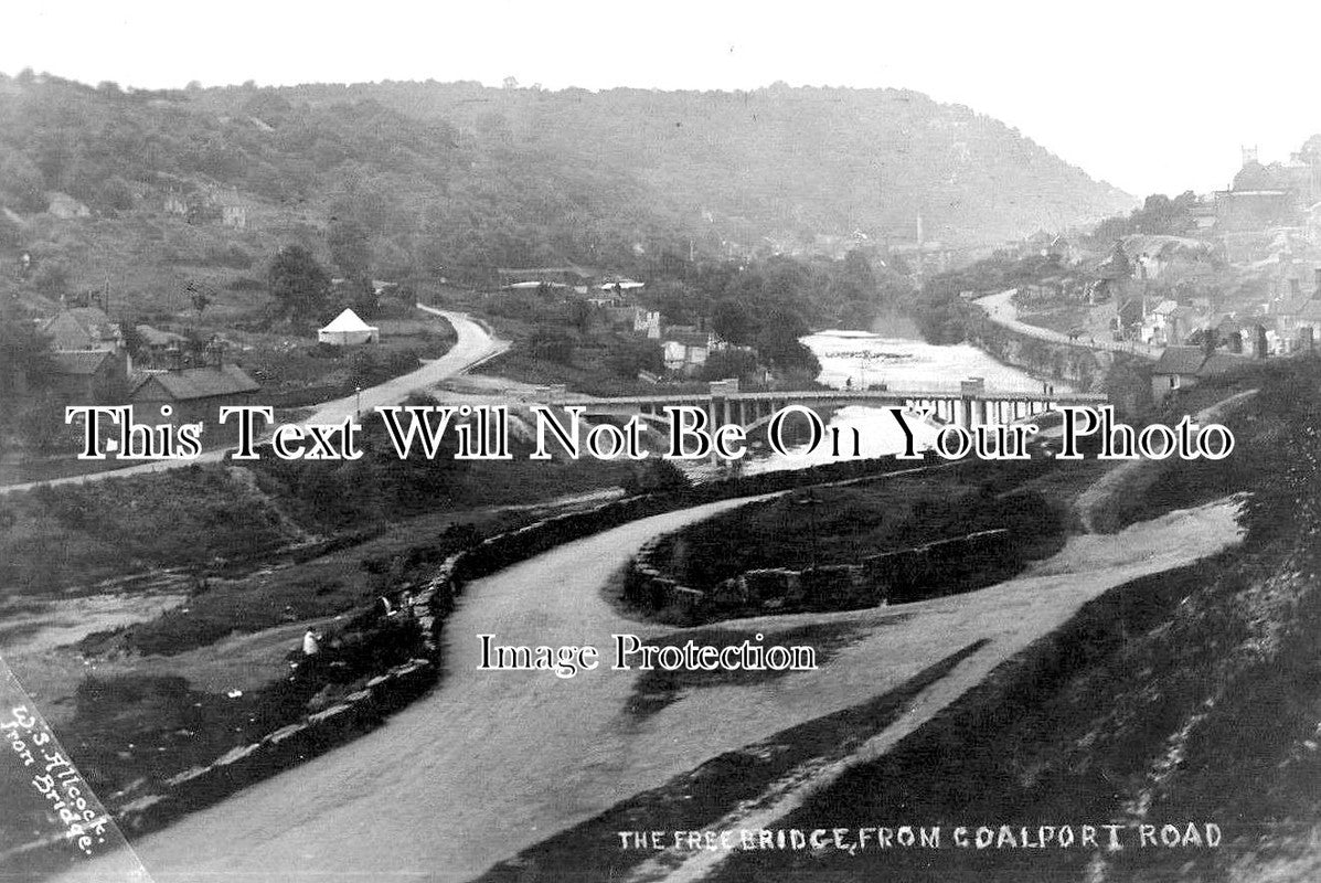 SH 702 - The Free Bridge From Coalport Road, Jackfield, Shropshire