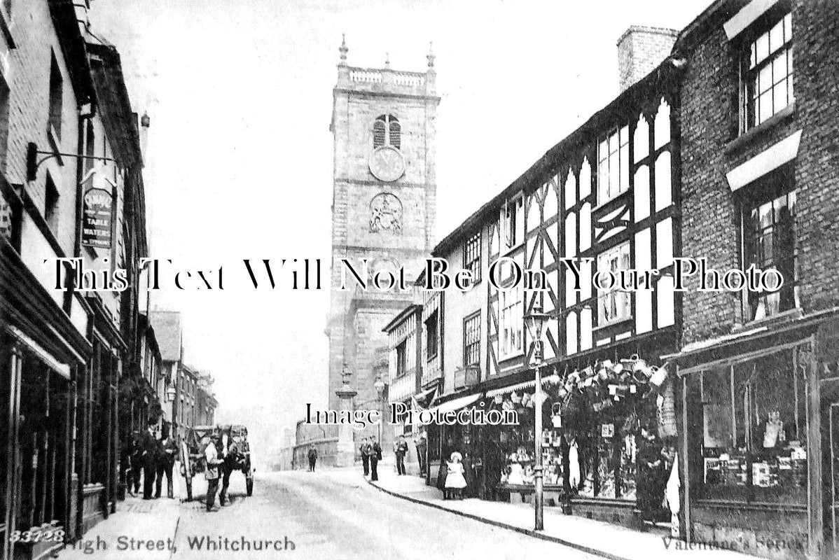 SH 744 - High Street, Whitchurch, Shropshire c1905