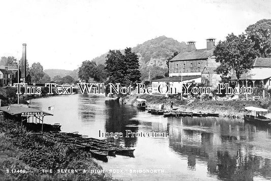 SH 746 - The Severn & High Rock, Bridgnorth, Shropshire c1936