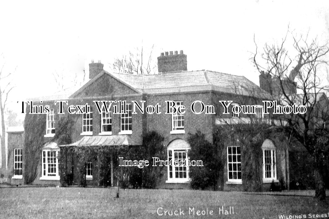 SH 767 - Cruck Meole Hall, Shrewsbury, Shropshire