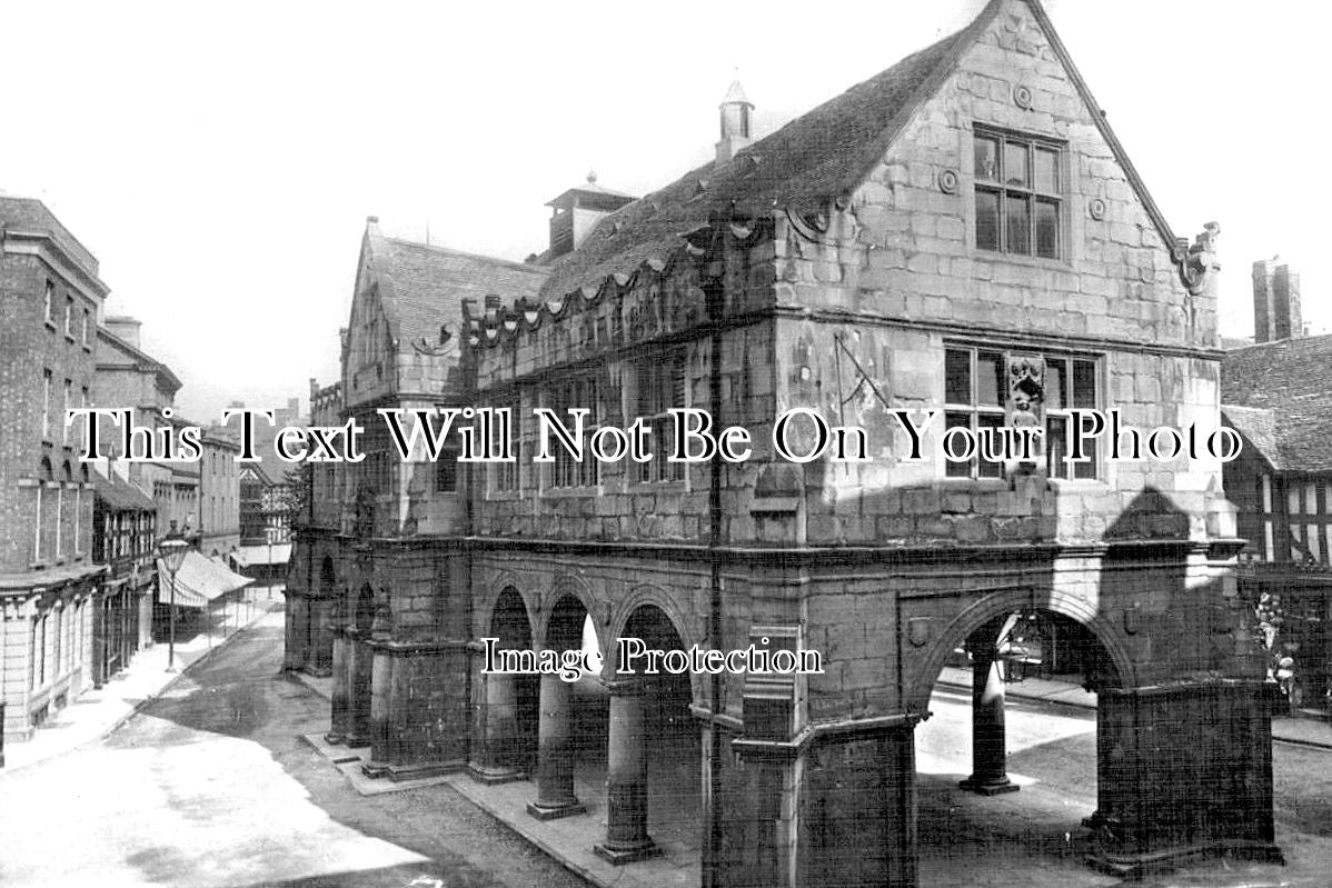 SH 824 - Old Market Hall, Shrewsbury, Shropshire c1909