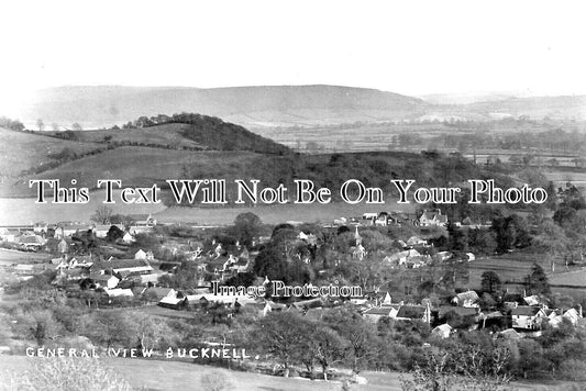 SH 835 - General View Of Bucknell, Shropshire c1934