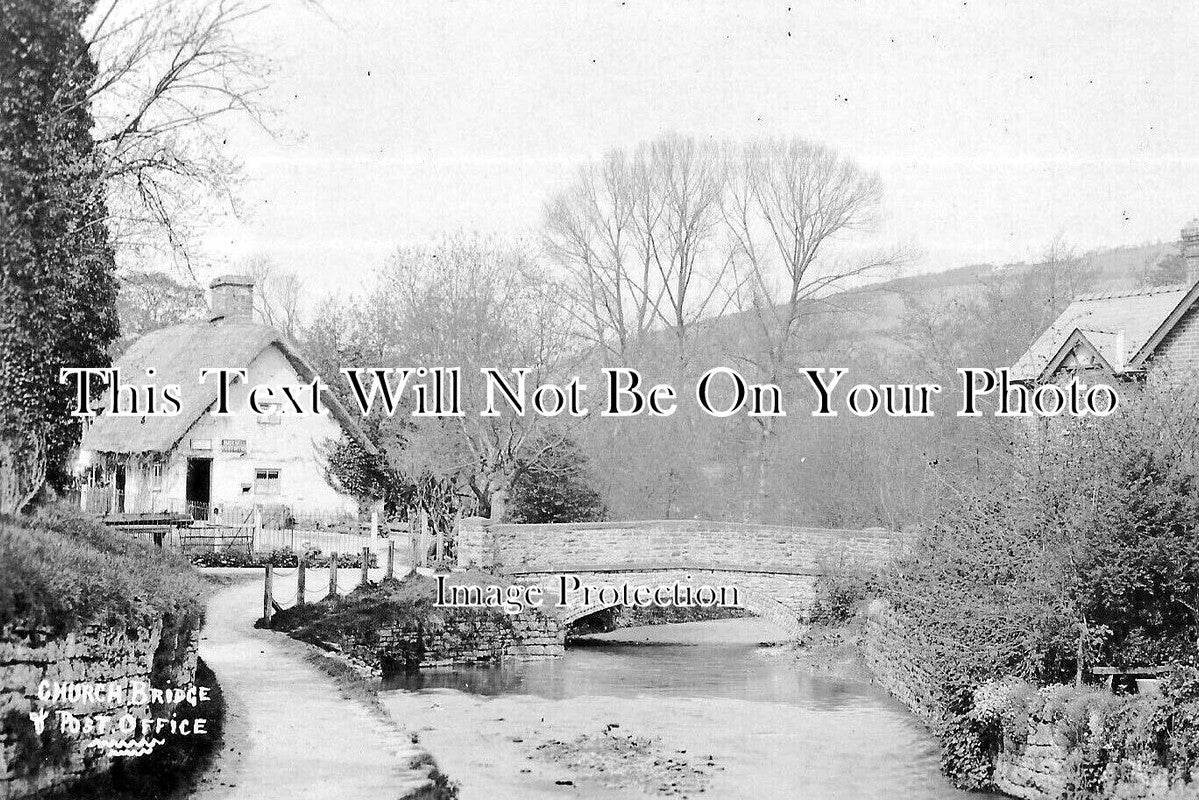 SH 845 - Church Bridge & Post Office, Bucknell, Shropshire