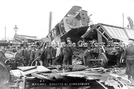 SH 925 - Shrewsbury Railway Disaster Accident, Shropshire 1907