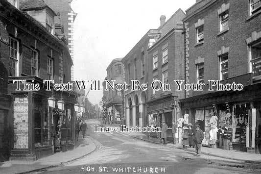 SH 931 - High Street, Whitchurch, Shropshire c1910