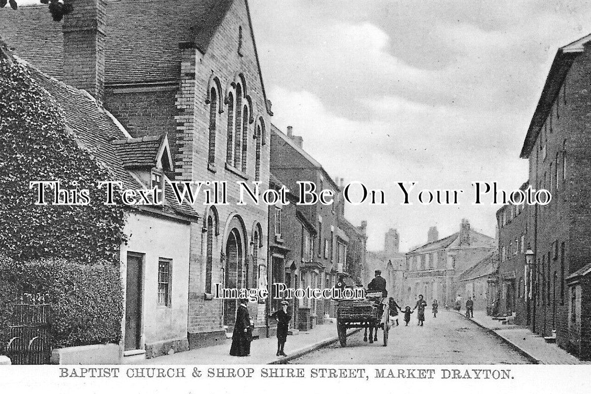 SH 939 - Baptist Church & Shropshire Street, Market Drayton