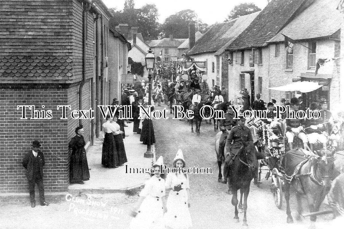 SH 970 - Clun Show Procession, Shropshire c1910