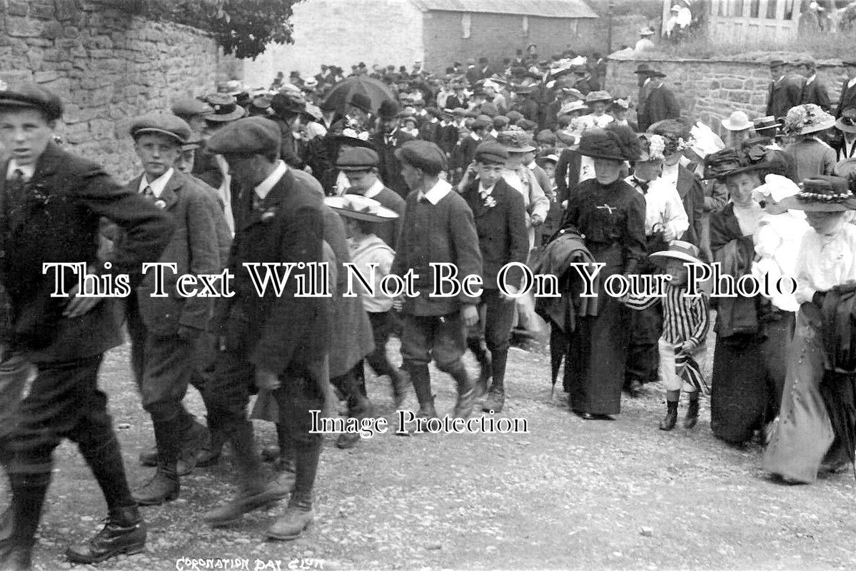 SH 983 - Clun Coronation Day, Shropshire 1911