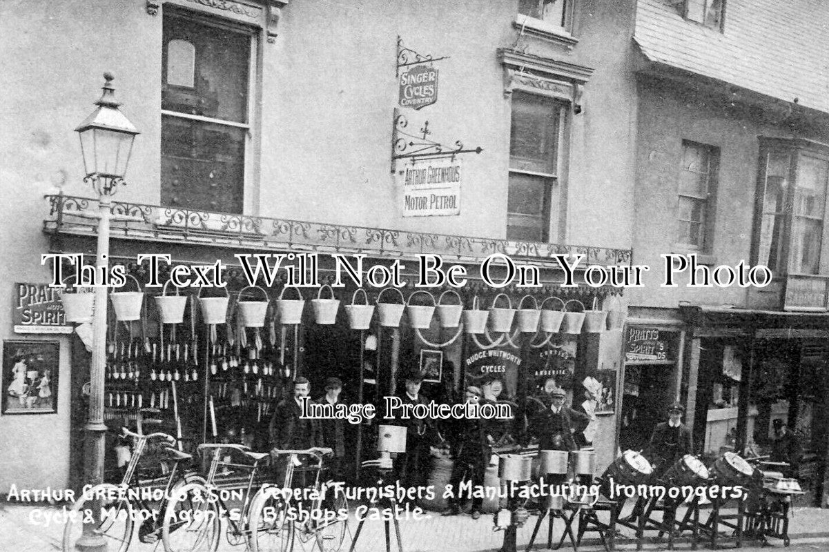 SH 998 - Arthur Greenhous Shopfront, Bishops Castle, Shropshire