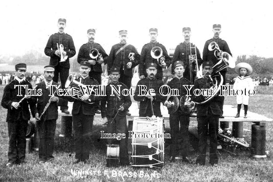 SO 1021 - Brass Band, Ilminster, Somerset c1905