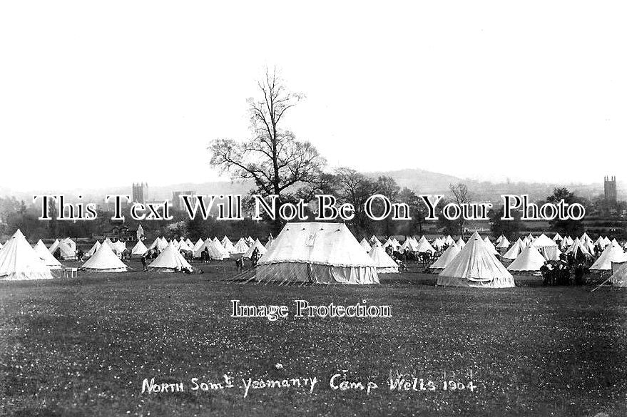 SO 1085 - North Somerset Yeomanry Camp, Wells, Somerset c1904