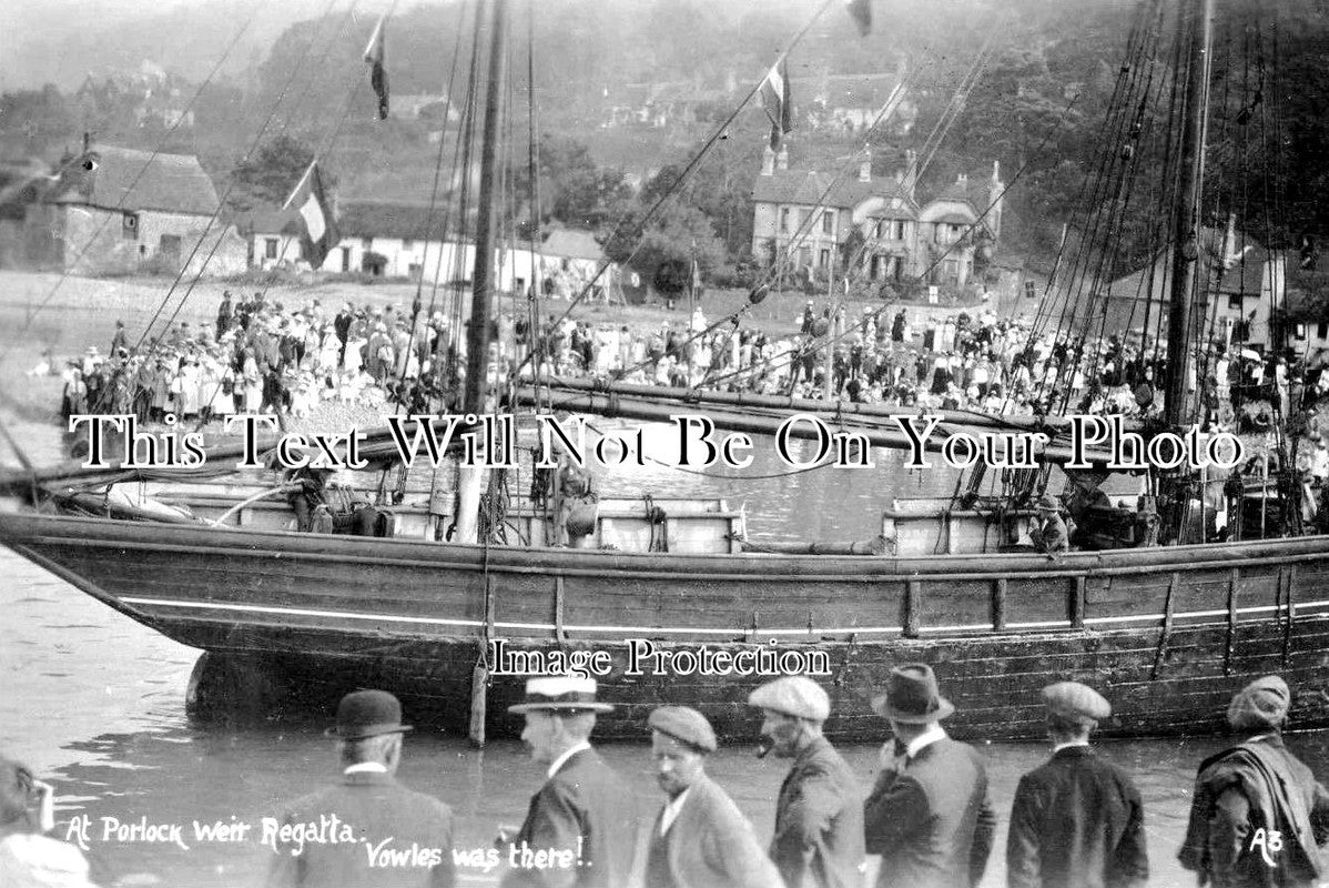 SO 1096 - Porlock, Weir Regatta, Vowles Was There, Somerset