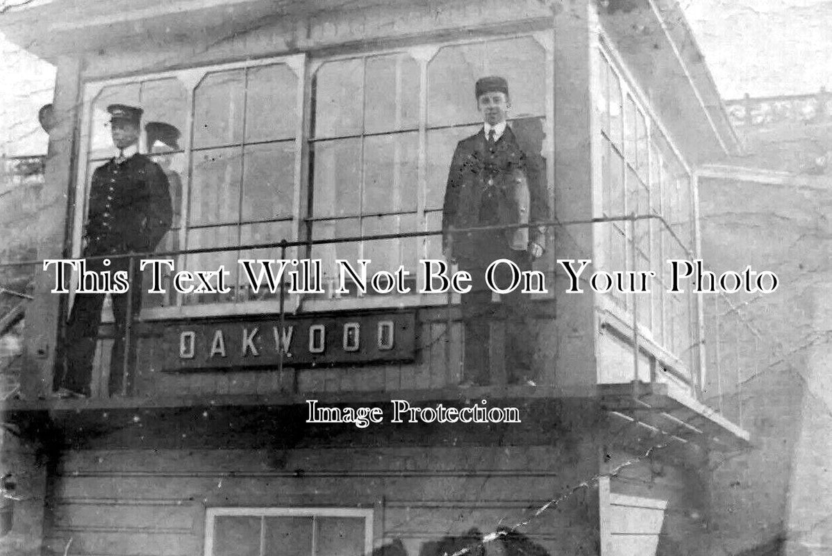 SO 1105 - Oakwood Signal Box, Somerset c1915