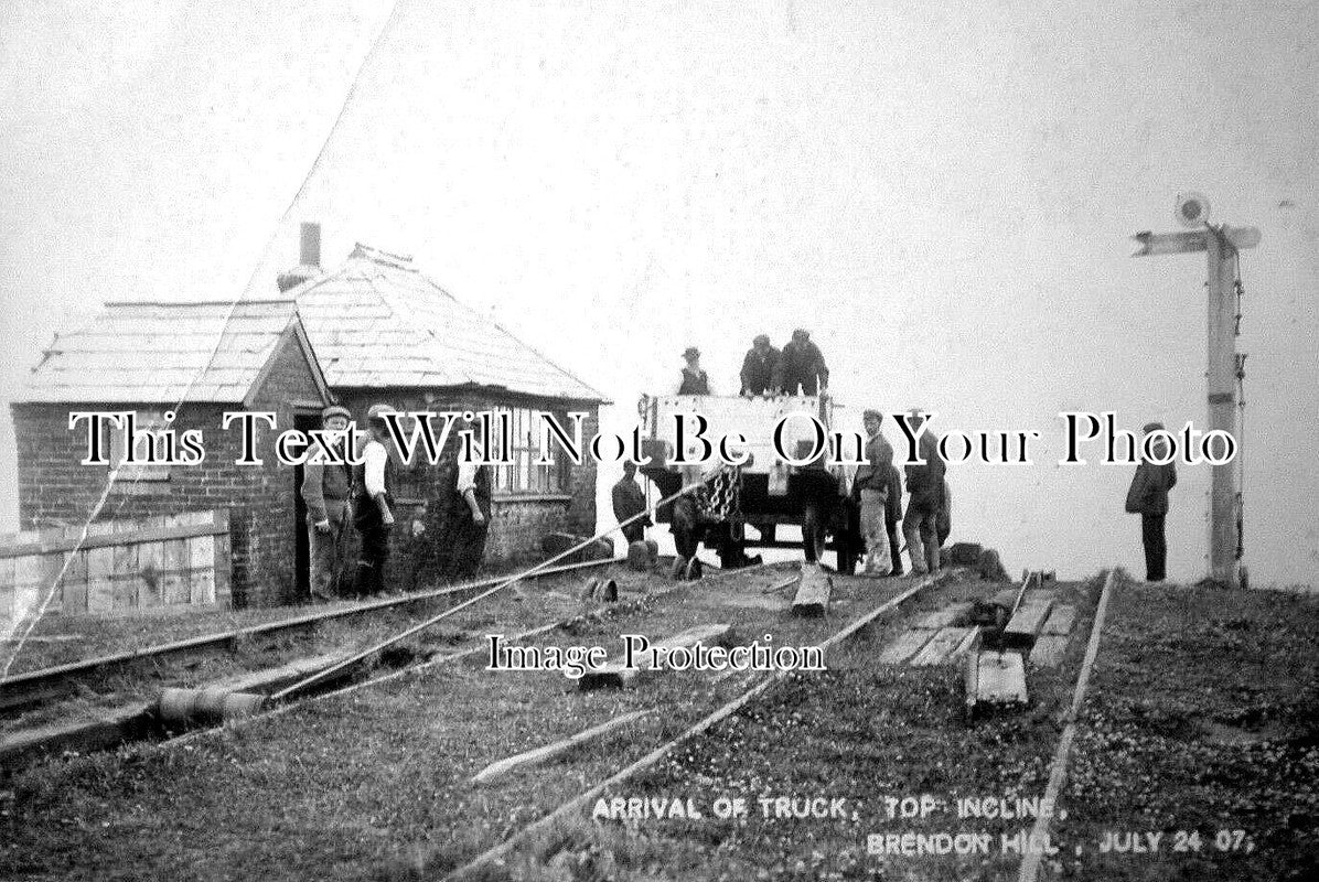 SO 1112 - First Truck To Climb Brendon Hill Incline, Somerset 1907