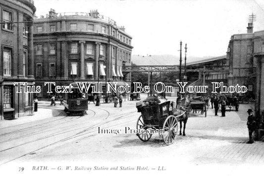 SO 1117 - Bath Railway Station & Station Hotel, Somerset