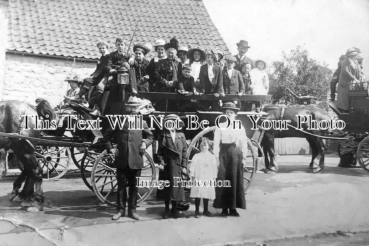 SO 1243 - Loaded Horse & Carriage, Keynsham, Somerset