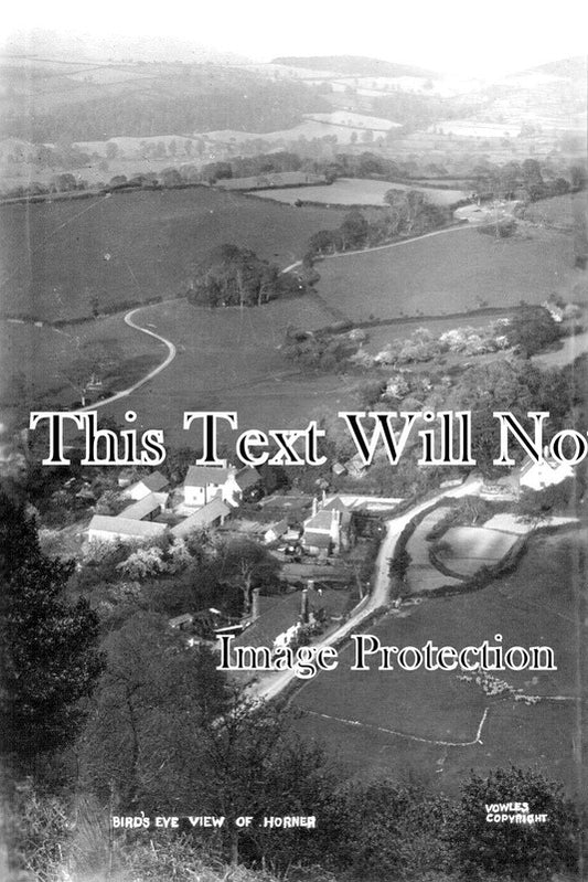 SO 1268 - Birds Eye View Of Horner, Somerset