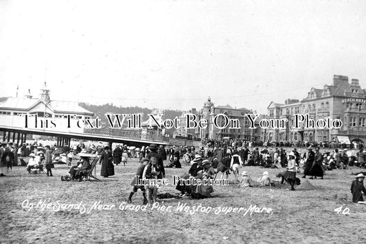 SO 1316 - On The Sands Near Grand Pier, Weston Super Mare, Somerset