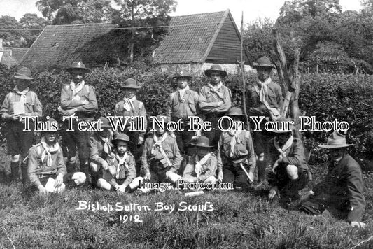 SO 1320 - Bishop Sutton Boy Scouts, Somerset 1912