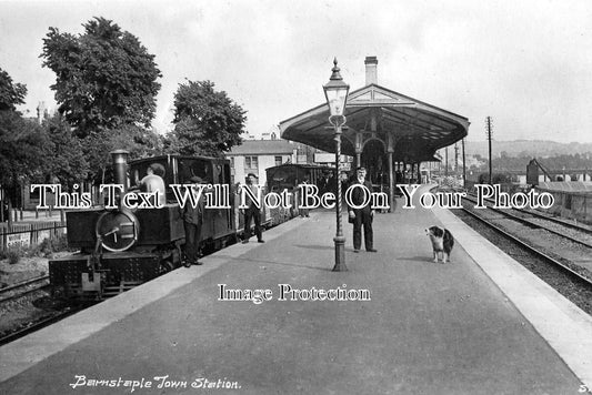 SO 136 - Barnstaple Town Station, Somerset c1930