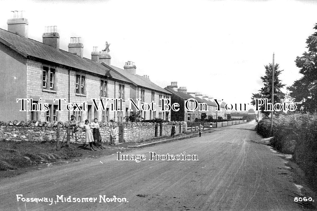 SO 1407 - Fosseway, Midsomer Norton, Somerset c1920