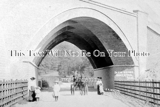 SO 1447 - Skew Bridge, Hurcott Road, Somerton, Somerset c1915