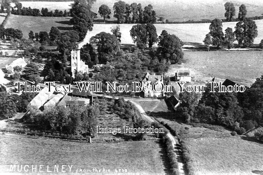 SO 1463 - Muchelney From The Air, Somerset
