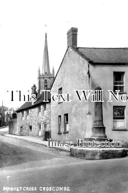 SO 1496 - Market Cross, Croscombe, Somerset c1925