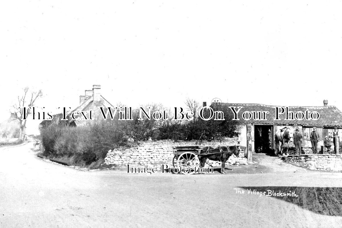 SO 1497 - The Village Blacksmith, Clutton, Somerset c1906