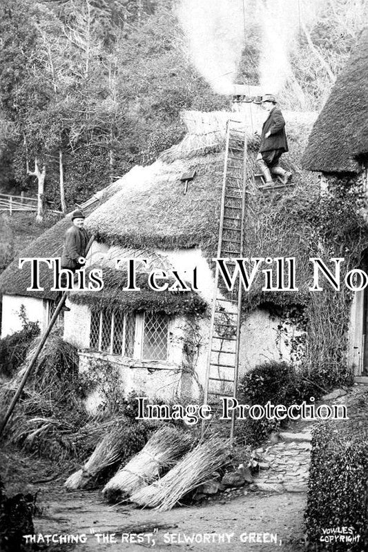SO 1504 - Thatching The Rest, Selworthy Green, Somerset