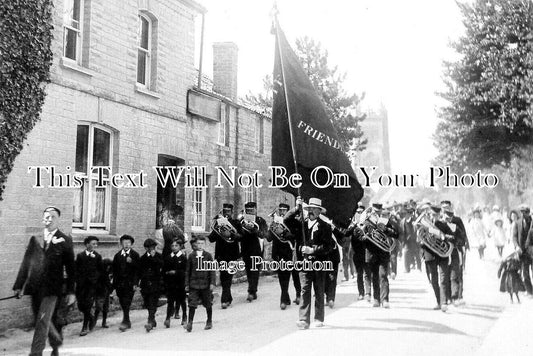 SO 1513 - Huish Friendly Society Club Procession, Somerset c1910