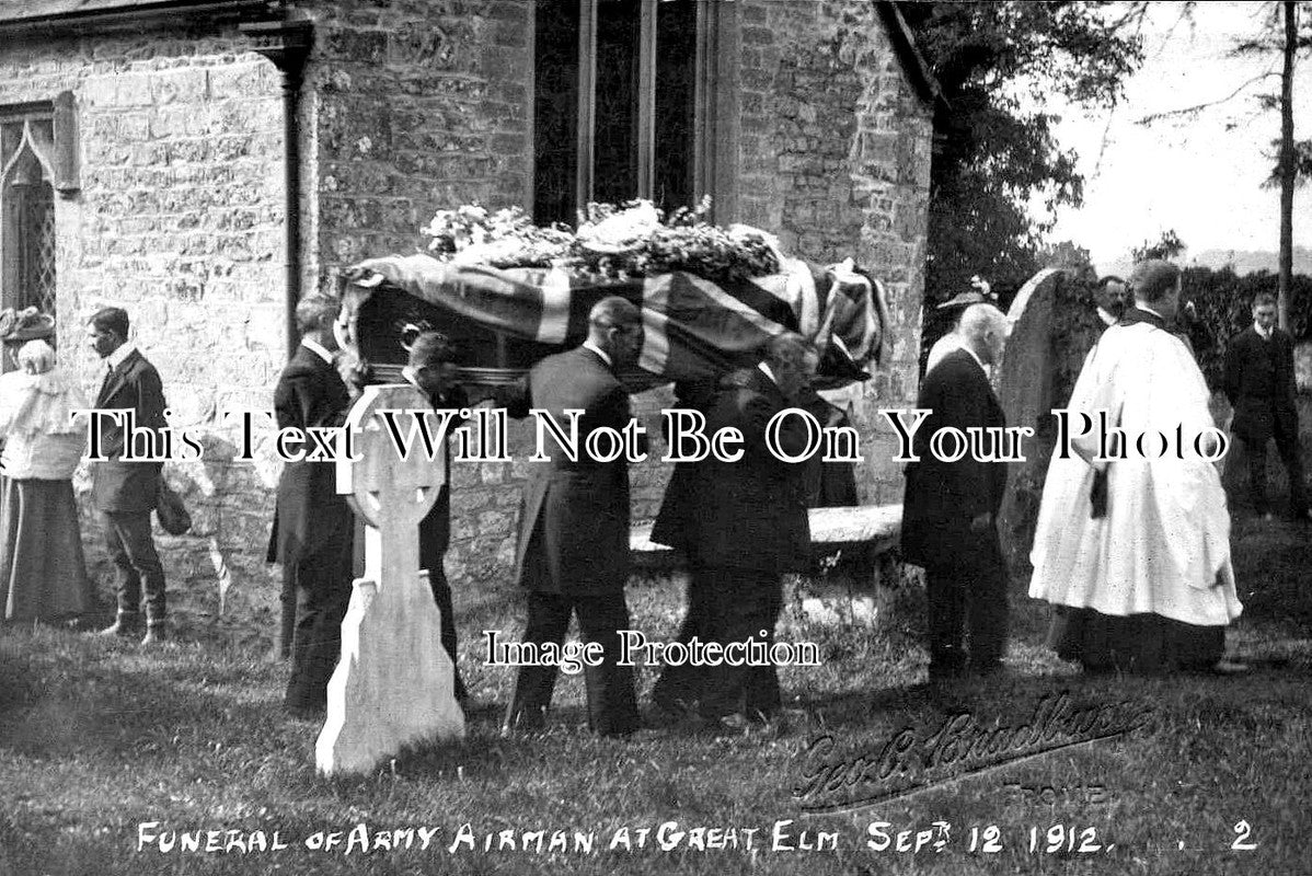 SO 1516 - Funeral Of Wyness Stuart, Great Elm, Somerset 1912