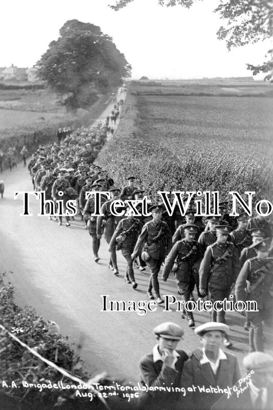 SO 1546 - AA Brigade London Territorials, Watchet, Somerset 1926