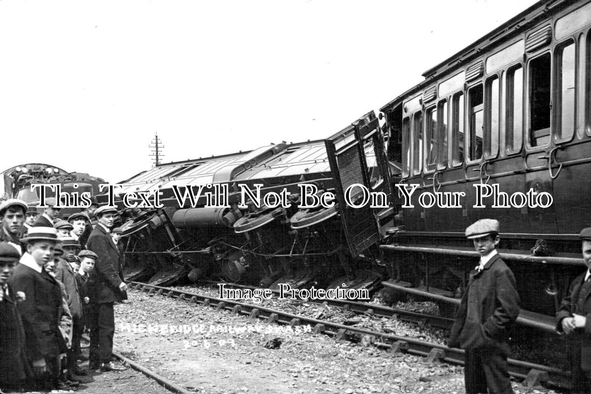SO 1550 - Highbridge Railway Smash, Somerset 1909