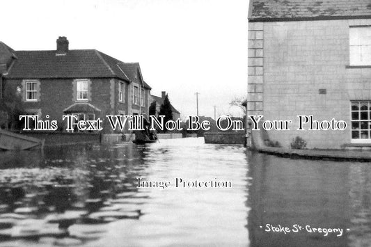 SO 1564 - Stoke St gregory Flood, Somerset c1920