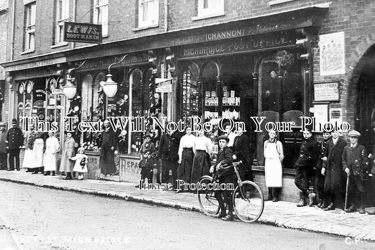 SO 1572 - Post Office, Market Street, Highbridge, Somerset c1913